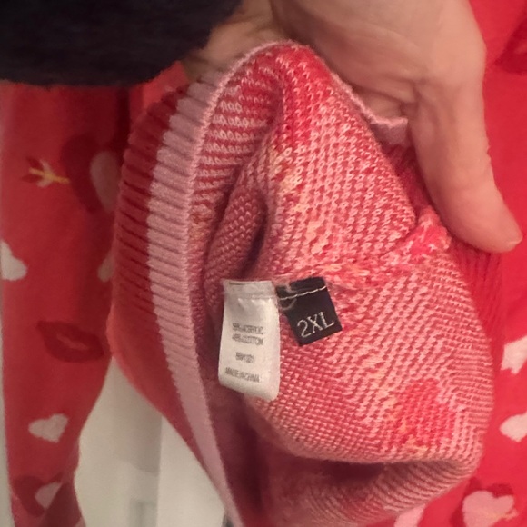 Care Bears Pink Sweater with Winged Bear and Heart Design Valentine - Picture 3 of 4